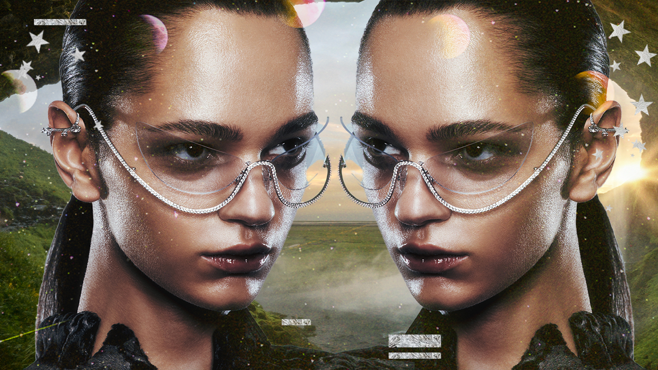 mujeres con lentes