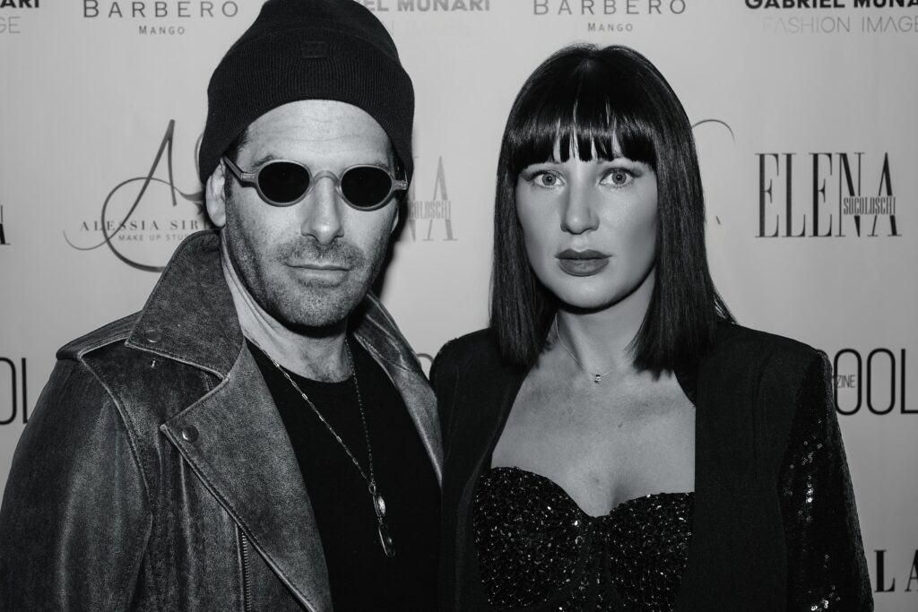 pareja en blanco y negro