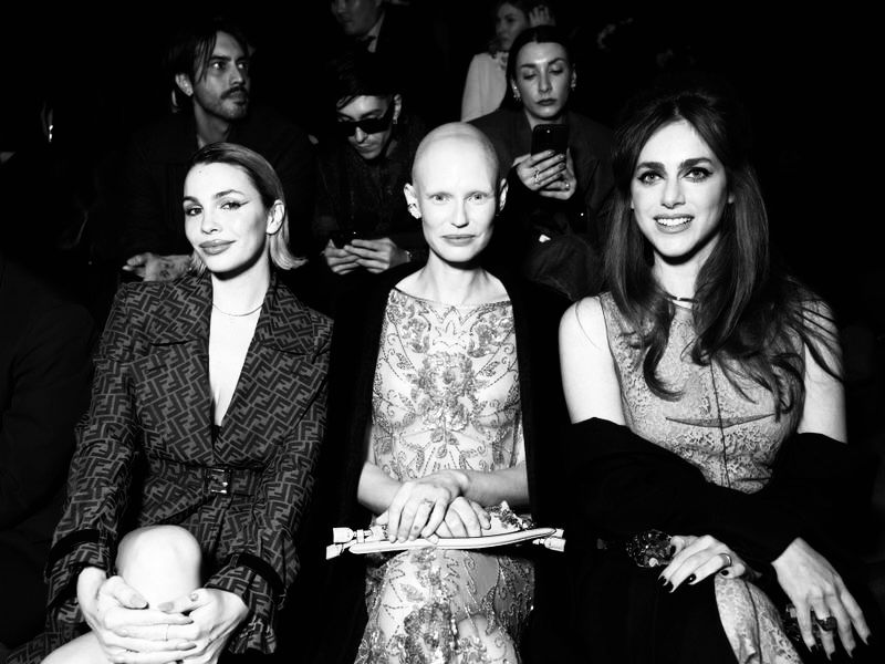 Rose Villain, Bianca Balti e Miriam Leone alla sfilata di Fendi